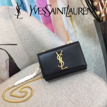 YSL-354121-05  聖邏蘭新款原版皮平紋斜挎小包