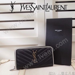 YSL-358094-13 原版皮 新款  拉璉款爆款 錢包