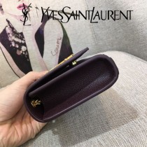 YSL-354121-06  聖邏蘭新款原版皮平紋斜挎小包