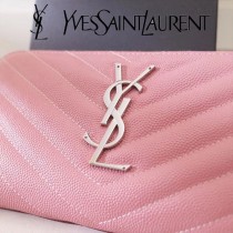 YSL-358094-09 原版皮 新款  拉璉款爆款 錢包