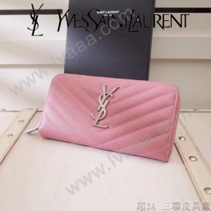 YSL-358094-09 原版皮 新款  拉璉款爆款 錢包