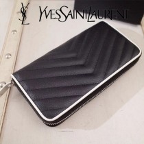 YSL-358094-13 原版皮 新款  拉璉款爆款 錢包