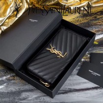 YSL-358094 原版皮 新款  拉璉款爆款 錢包