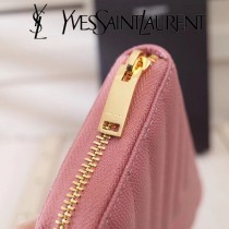 YSL-358094-08 原版皮 新款  拉璉款爆款 錢包
