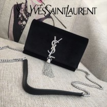 YSL-354122  聖邏蘭新款原版皮天鵝絨款斜背包