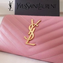 YSL-358094-08 原版皮 新款  拉璉款爆款 錢包