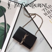 YSL-377628  聖邏蘭新款原版皮魚子醬流蘇斜背包