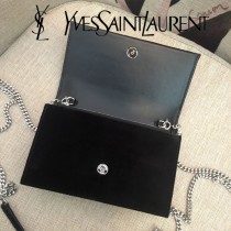 YSL-354122  聖邏蘭新款原版皮天鵝絨款斜背包
