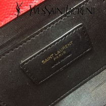 YSL-354121-07  聖邏蘭新款原版皮平紋斜挎小包