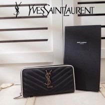 YSL-358094-13 原版皮 新款  拉璉款爆款 錢包