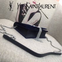 YSL-354122-01  聖邏蘭新款原版皮天鵝絨款斜背包