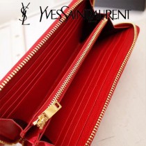 YSL-358094-07 原版皮 新款  拉璉款爆款 錢包