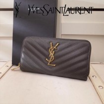 YSL-358094-12 原版皮 新款  拉璉款爆款 錢包