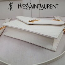 YSL原版皮新款393953-04 斜背包 肩帶拆掉可直接當手包用