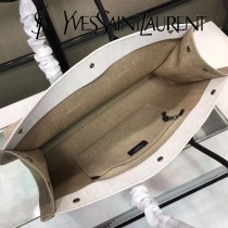 YSL-499290  聖邏蘭新款原版皮帆布手提包