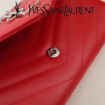 YSL原版皮新款437469-02 魚子醬聖羅蘭新款錢包