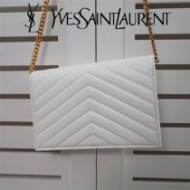 YSL原版皮新款393953-04 斜背包 肩帶拆掉可直接當手包用