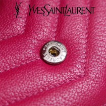 YSL原版皮新款437469-8 山羊紋聖羅蘭新款錢包
