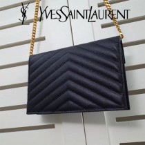 YSL原版皮新款393953-03 斜背包 肩帶拆掉可直接當手包用