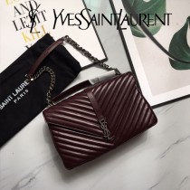 YSL-392738-03  聖邏蘭新款原版皮百搭大號郵差包