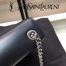 YSL-377830  聖邏蘭新款原版皮平紋流蘇斜挎包