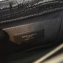 YSL-441971-05  聖邏蘭新款原版皮鱷魚紋斜背包