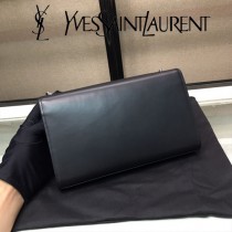 YSL-377830  聖邏蘭新款原版皮平紋流蘇斜挎包