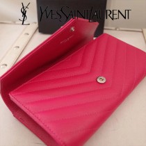 YSL原版皮新款437469-011 魚子醬聖羅蘭新款錢包