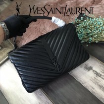 YSL-392738  聖邏蘭新款原版皮百搭大號郵差包