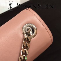 YSL-377830-01  聖邏蘭新款原版皮平紋流蘇斜挎包