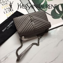 YSL-392738-02  聖邏蘭新款原版皮百搭大號郵差包