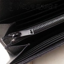 YSL原版皮新款437469-01 魚子醬聖羅蘭新款錢包