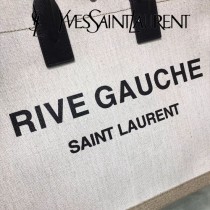YSL-499290  聖邏蘭新款原版皮帆布手提包