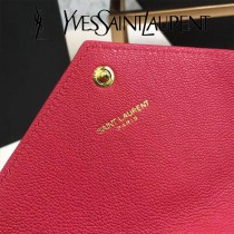 YSL原版皮新款437469-9 山羊紋聖羅蘭新款錢包
