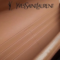 YSL原版皮新款437469-06 魚子醬聖羅蘭新款錢包