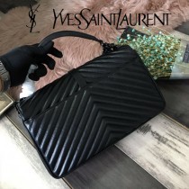 YSL-392738  聖邏蘭新款原版皮百搭大號郵差包