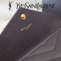 YSL原版皮新款437469-6 山羊紋聖羅蘭新款錢包