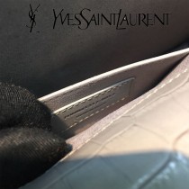 YSL-441971-04  聖邏蘭新款原版皮鱷魚紋斜背包