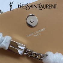 YSL-377830-02  聖邏蘭新款原版皮平紋流蘇斜挎包