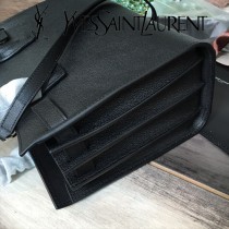 YSL-398710  聖邏蘭新款原版皮鉆石紋風琴包