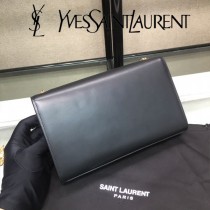 YSL-377830-04  聖邏蘭新款原版皮平紋流蘇斜挎包