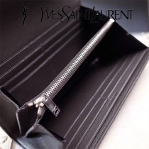 YSL原版皮新款437469-5 山羊紋聖羅蘭新款錢包