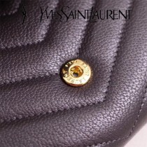 YSL原版皮新款437469-11 山羊紋聖羅蘭新款錢包