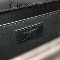 YSL-377830  聖邏蘭新款原版皮平紋流蘇斜挎包