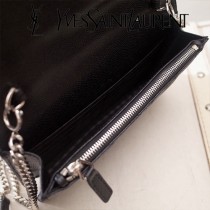YSL原版皮新款393953-08 斜背包 肩帶拆掉可直接當手包用