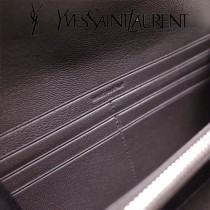 YSL原版皮新款437469-10 山羊紋聖羅蘭新款錢包
