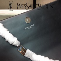 YSL-377830  聖邏蘭新款原版皮平紋流蘇斜挎包