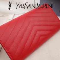 YSL原版皮新款437469-02 魚子醬聖羅蘭新款錢包