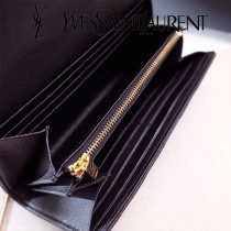 YSL原版皮新款437469-7 山羊紋聖羅蘭新款錢包