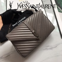 YSL-392738-02  聖邏蘭新款原版皮百搭大號郵差包